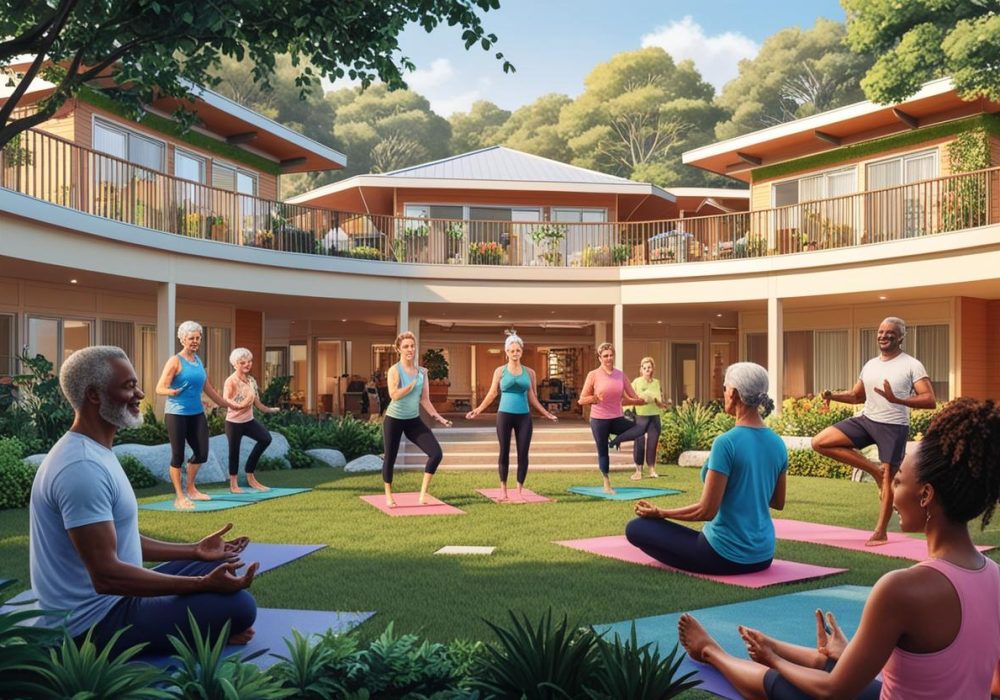 Wellness communities are residential areas designed to promote a holistic lifestyle